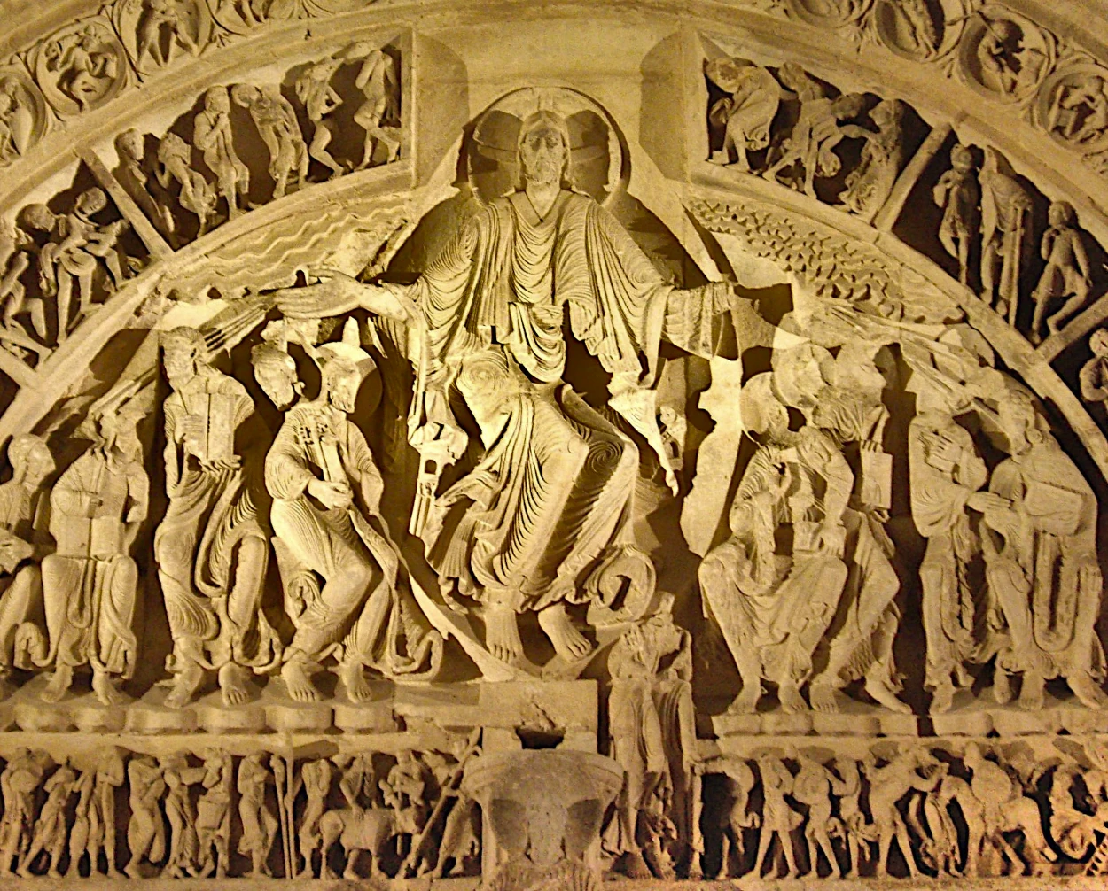 fr_burgund - fr_vezelay_portal relief